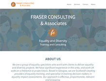 Tablet Screenshot of fraserconsulting.co.uk